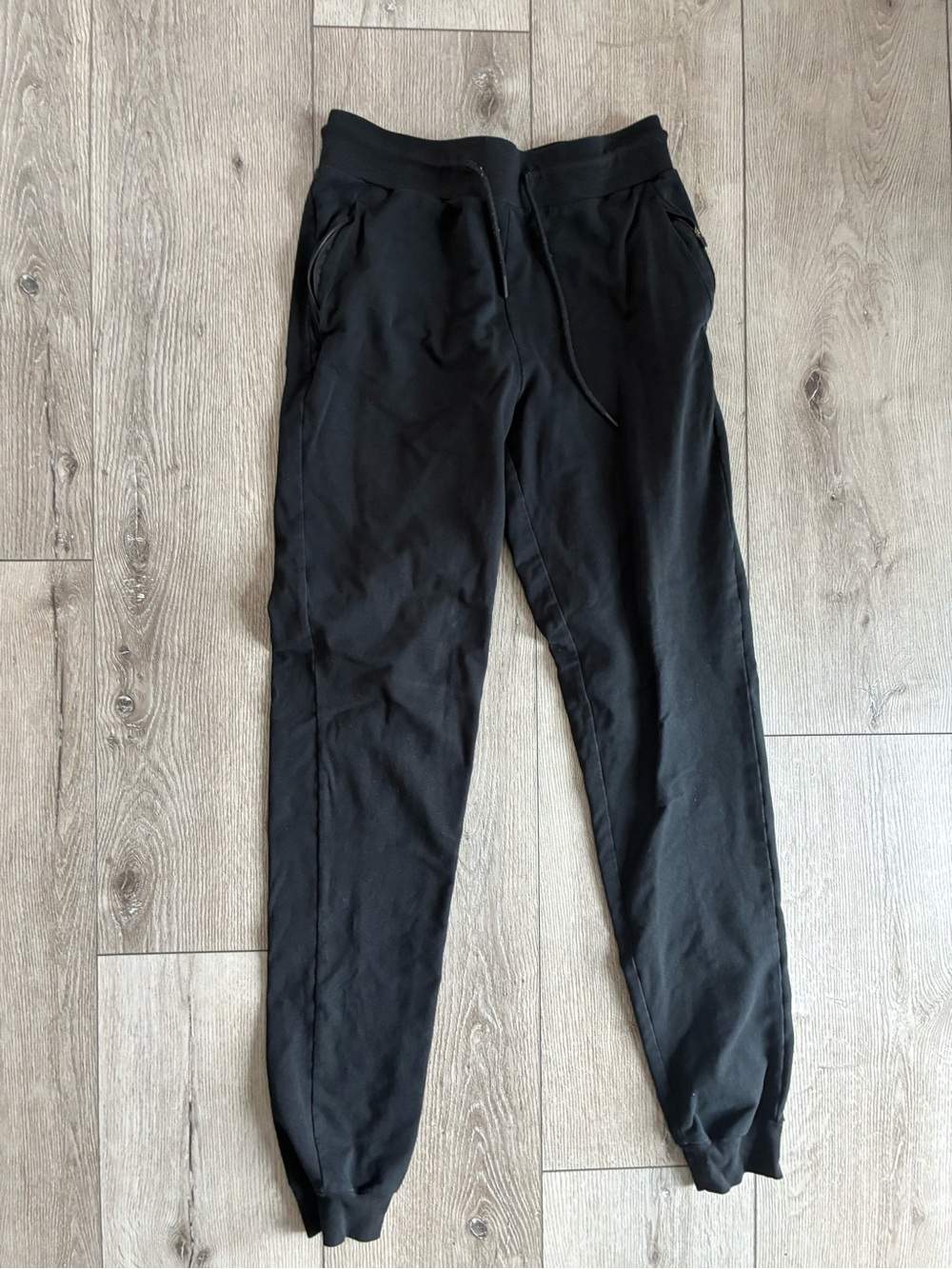 Women’s TALL 37” inseam Black Jogger Pants - Casual Drawstring Sweatpants